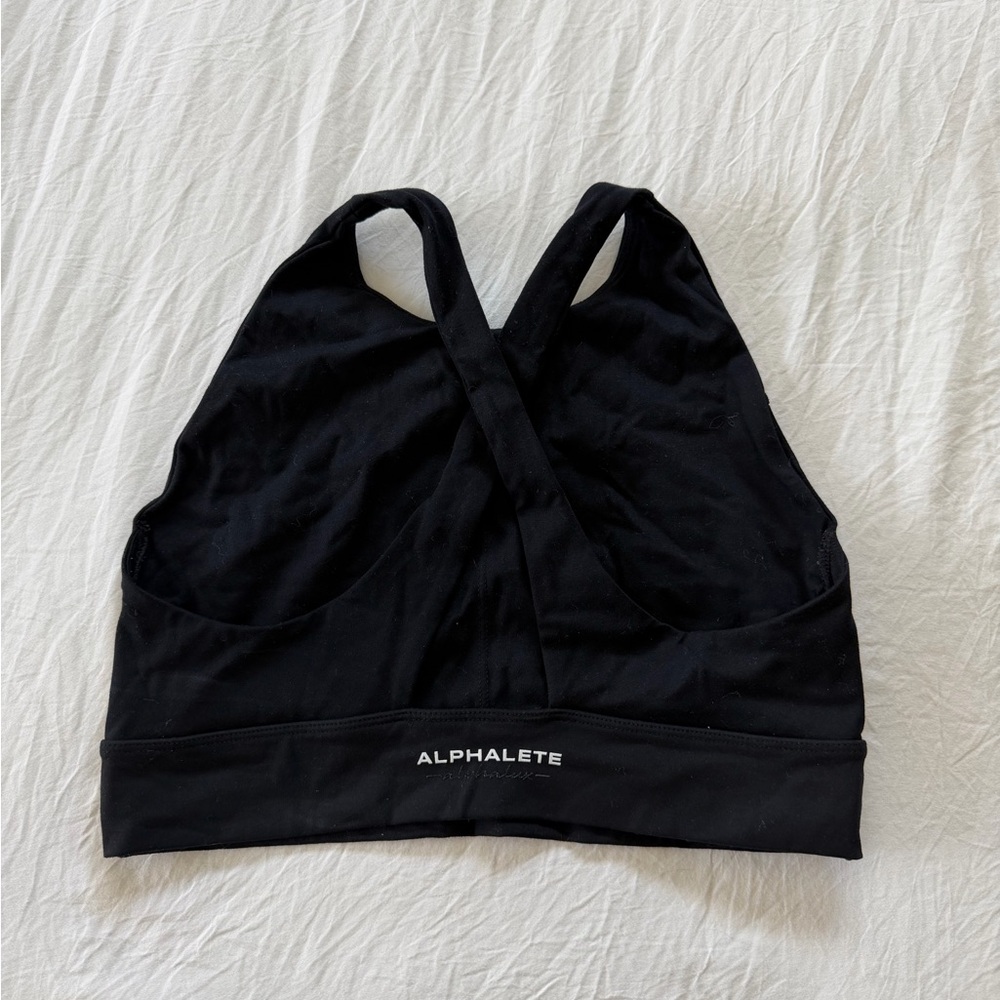 Alphalete Black Sports Bra